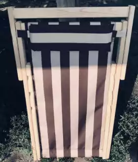 Шезлонг деревянный раскладной кресло лежак