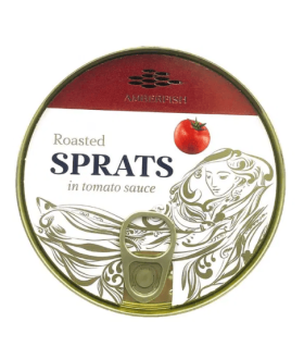 Балтійські шпроти Amberfish Сардины Балтийские шпроты ОПТ