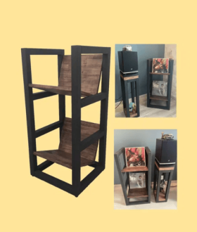 Подставка для пластинок, Тумба под аппаратуру и винил