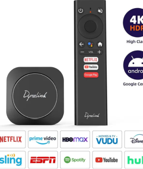 Dynalink Android TV Box 4K Голосовое управление Android 10