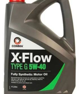 Comma X-Flow Type G 5W-40 1/4/5 л