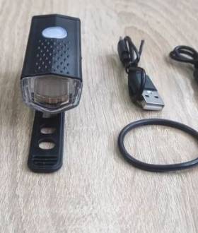 Маленький велосипедный фонарик, стоп сигнал на usb зарядке
