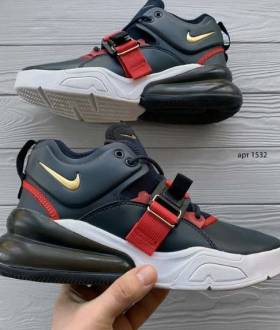 Мужские Кроссовки Весна 42-45 Nike Force 270 Navy Чоловічі Кросівки