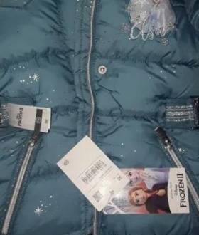 C&A фірмова куртка для дівчинки ельза frozen р. 92 см 1 -2 роки
