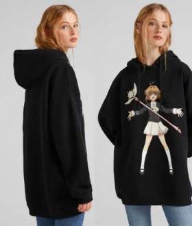Bershka худи свитшот толстовка кофта аниме Sakura