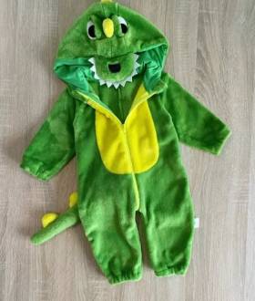 Ромпер динозавр 3-6мес(6-9мес) Комбинезон кигуруми дино 62-68см(74см).
