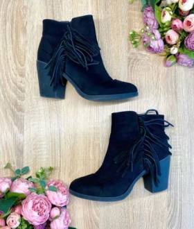 Сапоги деми 39р. Ботильоны 25,3см. Полуботинки деми 39-40р.