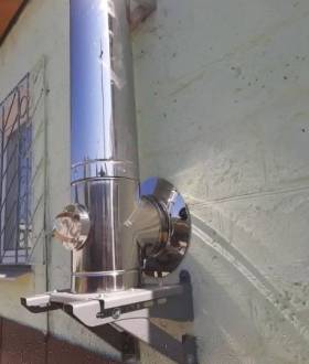 Труба дымоходная из нержавейки сендвич