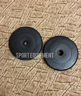 Диски 30 мм 51 мм Блині для гантель штанги бітумні