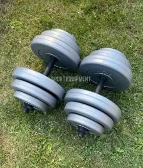 Разборные гантели 2шт по 8,10,15,18,20,25,28 КГ гантель наборные GREY