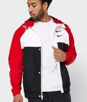 Ветровка Nike Big double Swoosh Jacket нейлоновая куртка найк красная