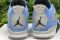 Кроссовки Nike Air Jordan 4 Retro University Blue Найк Джордан голубые 5