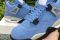 Кроссовки Nike Air Jordan 4 Retro University Blue Найк Джордан голубые 6