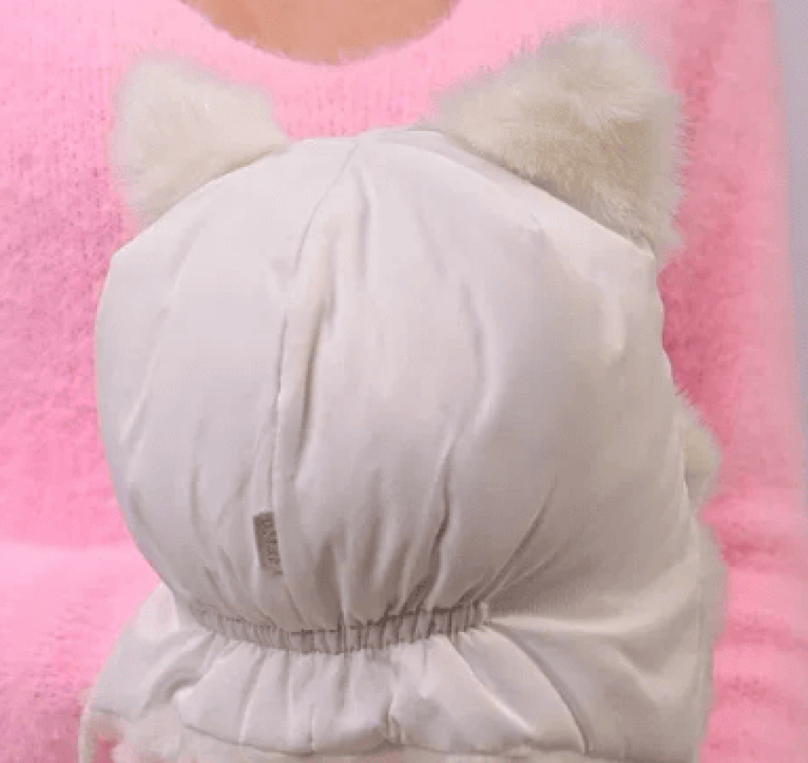 Зимняя шапочка с ушками, 4-7 месяцев 4