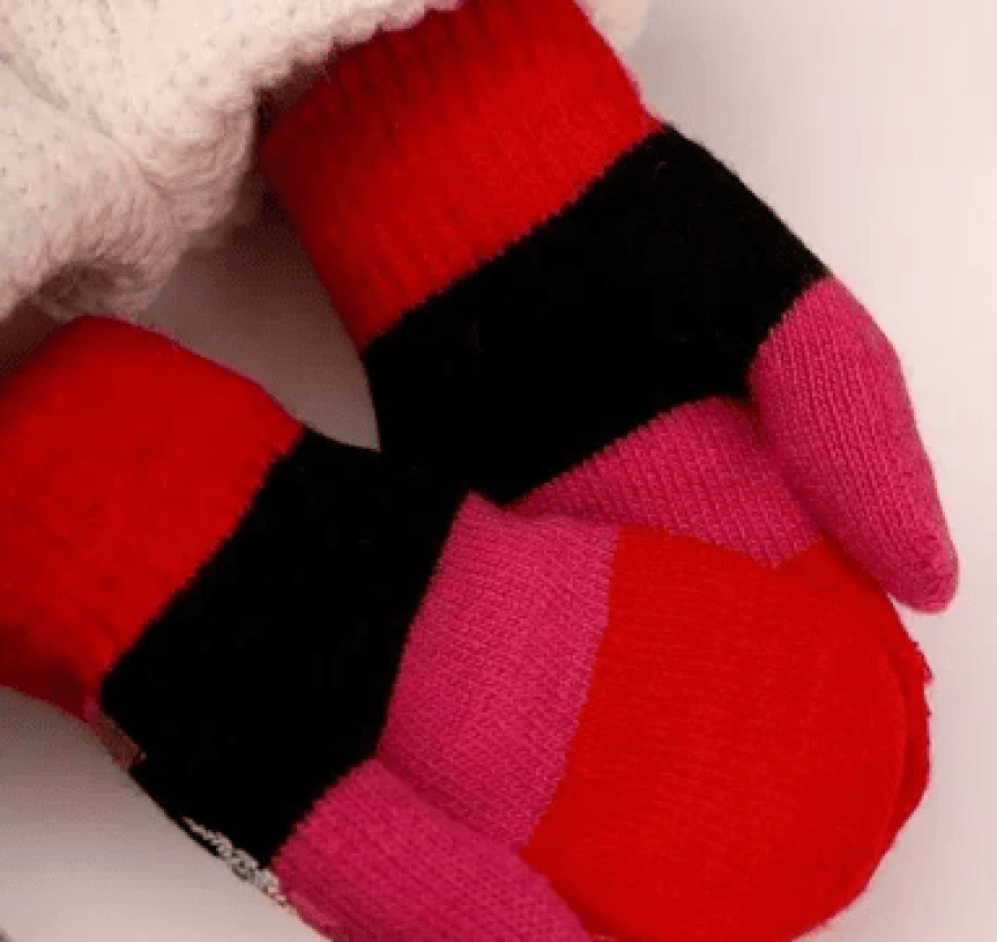 Варежки для девочки, 3-5 лет 3