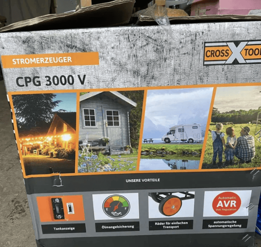 Бензогенератор CROSS TOOLS Німетчина 2