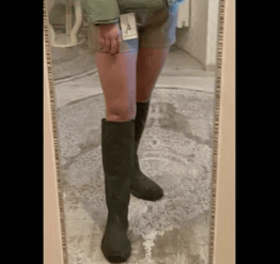 Пуховик женский с капюшоном Хаки 5