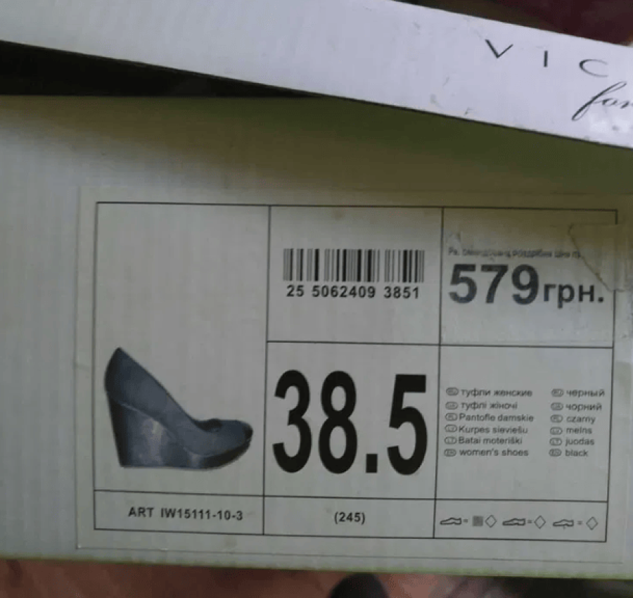 Туфли женские размер 4