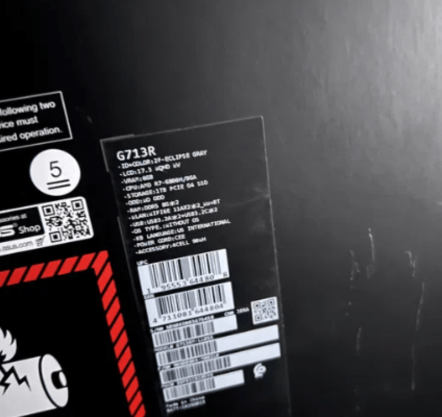 Новый ROG Strix G17 G713RM-LL055 Rtx3060 Ryzen 7-6800H LCD17,3 WQH 6