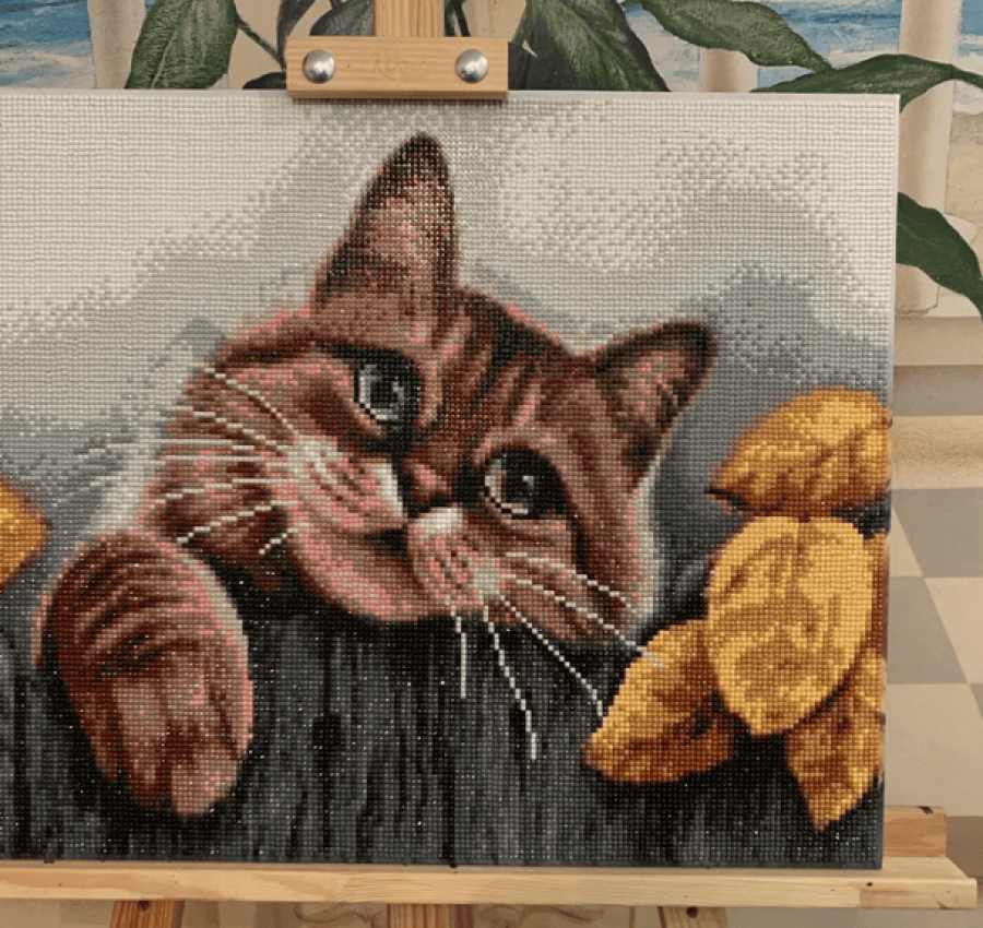 Готовая алмазная мозаика