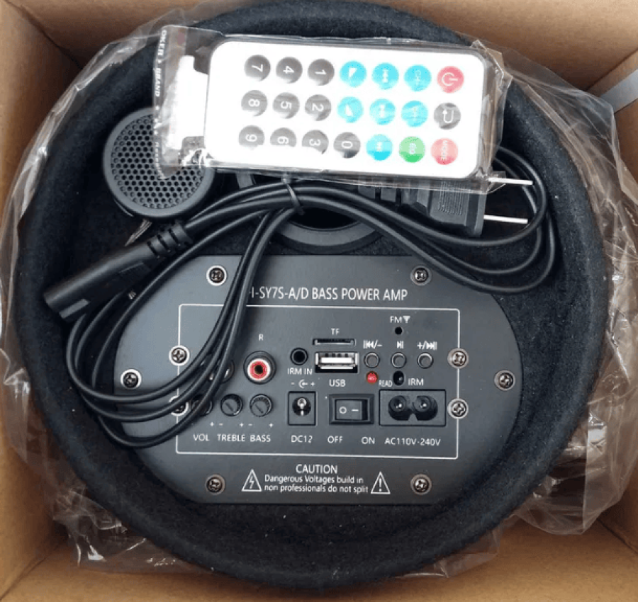 Активный сабвуфер. Акустика. Колонка. Встроенный усилитель звука 5