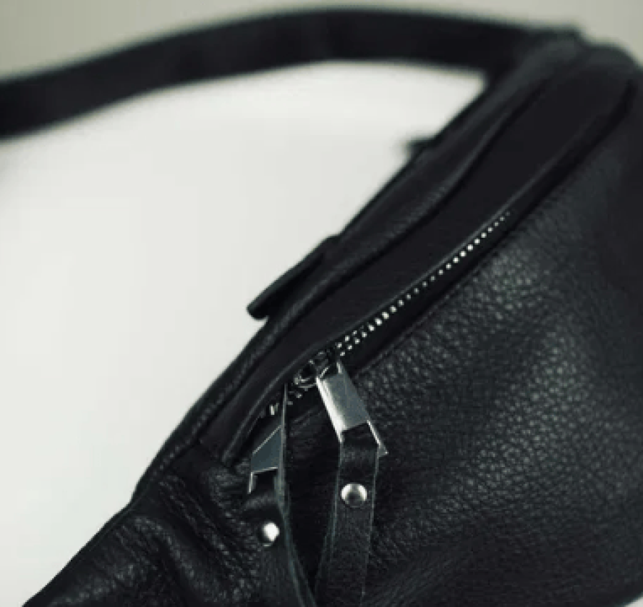 Акция! Мужская кожаная бананка (топ качество) поясная L002 + Ключница 4