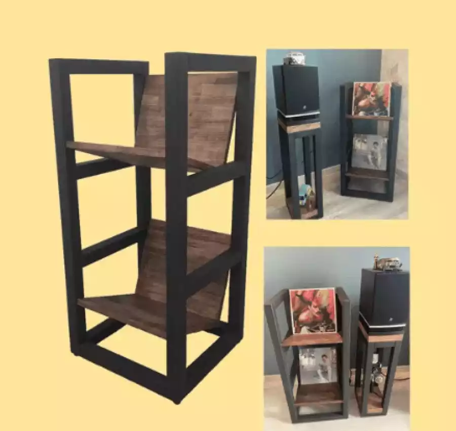 Подставка для пластинок, Тумба под аппаратуру и винил