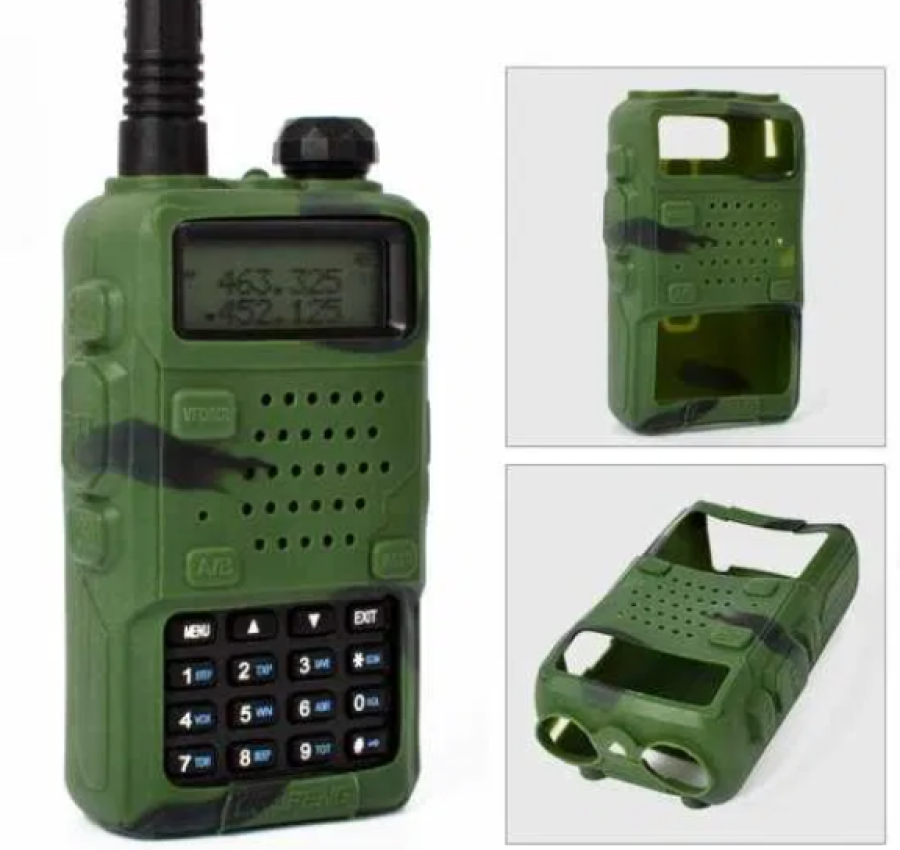 Чехол для рации Baofeng UV-5R черный, камуфляж