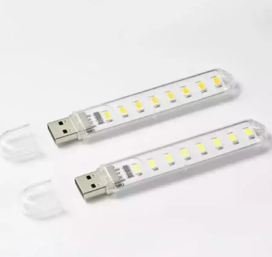 USBЮсб фонарь, ліхтар, лампа на 8 діодів (1W) 5