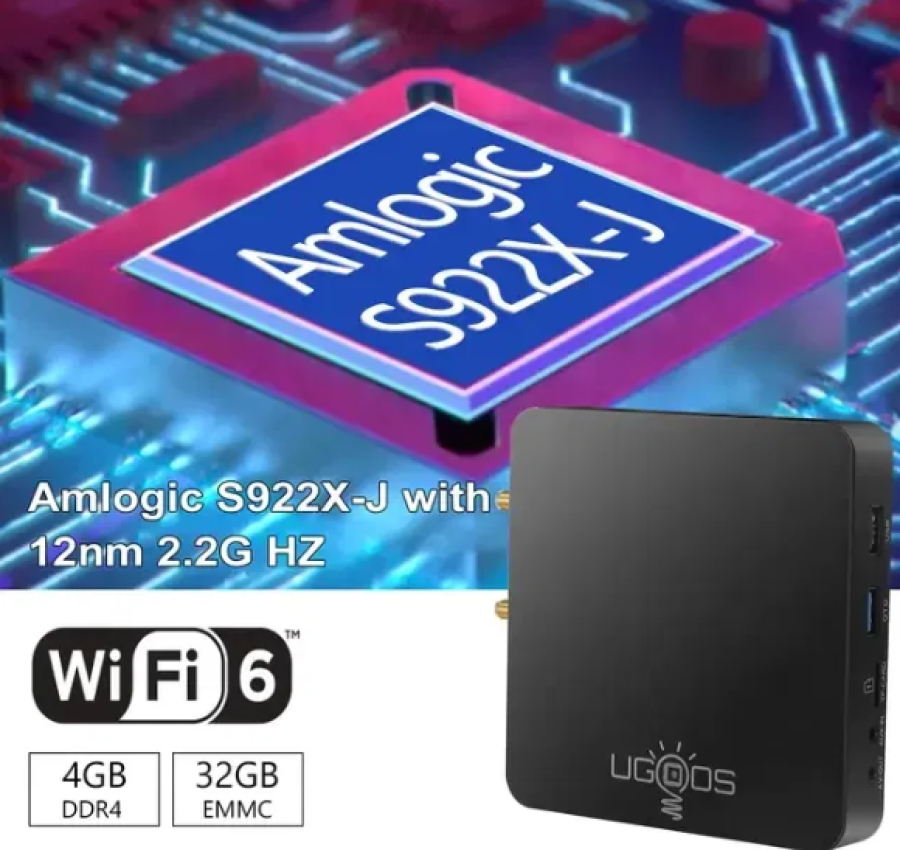 Ugoos AM6B Plus WIFI 6 Amlogic S922X-J 4Gb32Gb 2