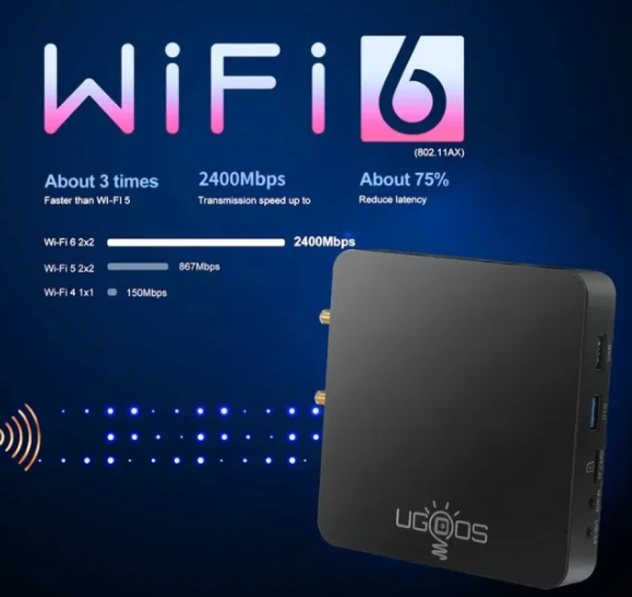 Ugoos AM6B Plus WIFI 6 Amlogic S922X-J 4Gb32Gb 3