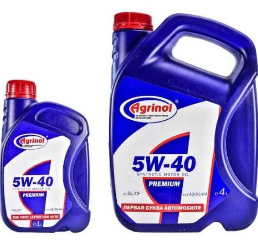 Моторное масло Агринол (синтетика) 5w-40  5w-30 4л
