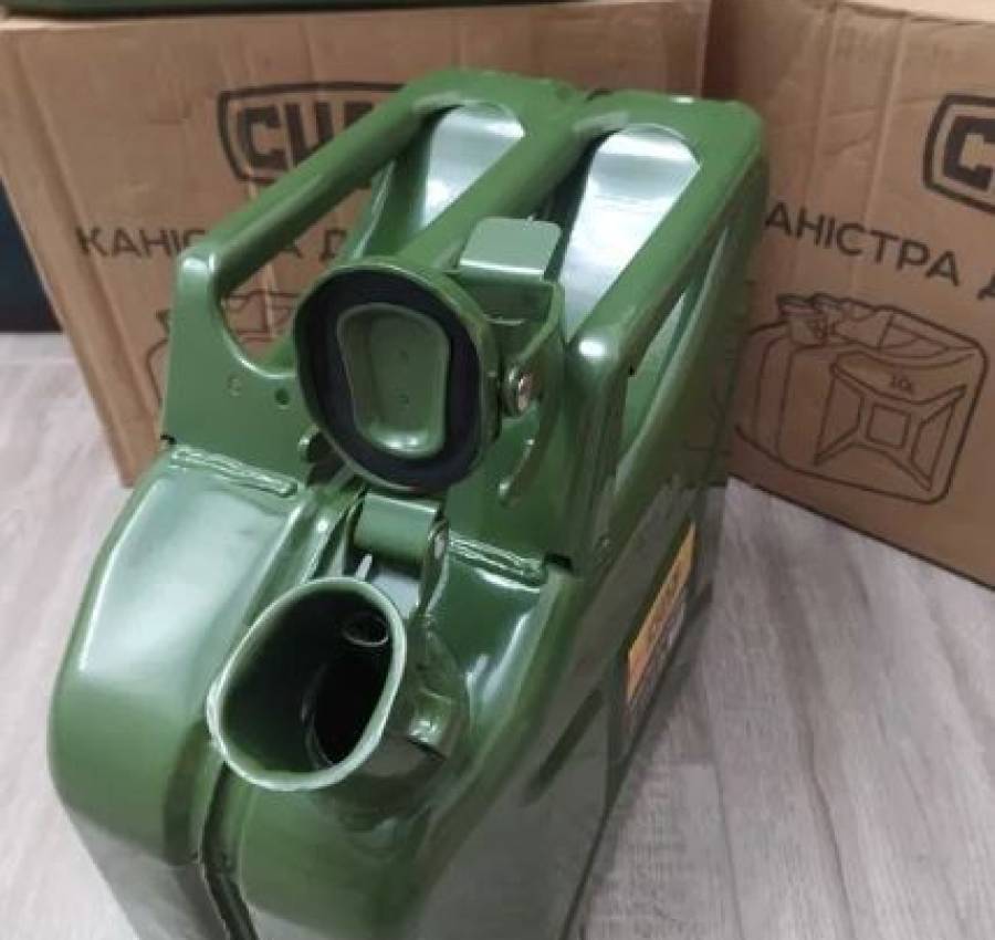 Канистра топливная 10л  металлическая канистра  железная канистра 3