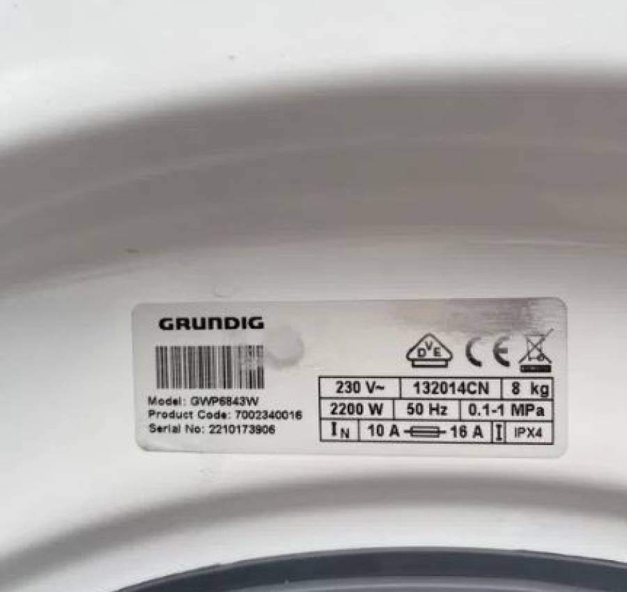 Пральна машина пралка стиралка бу Grundig 3