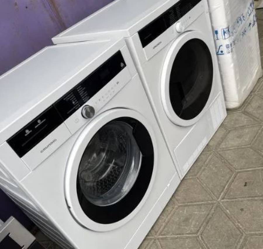 Пральна та сушильна машини комплект пралка сушка стиралка Grundig