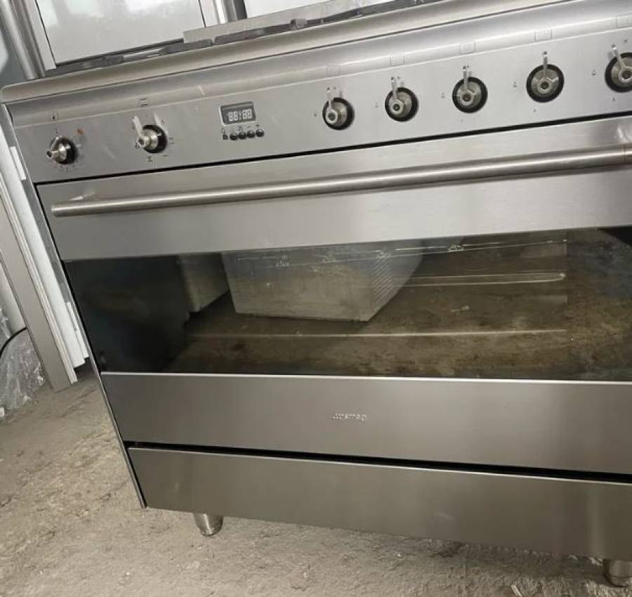 Професійна промислова газ плита плитка газова бу 90 см 8