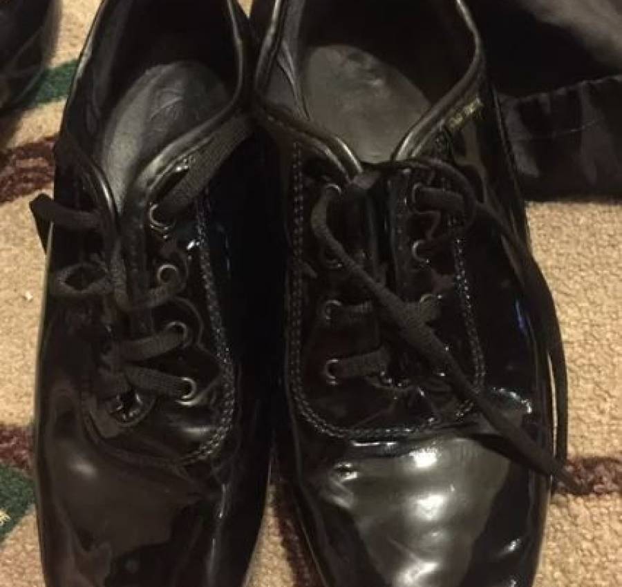 Туфлі лакові для бальних танців 4