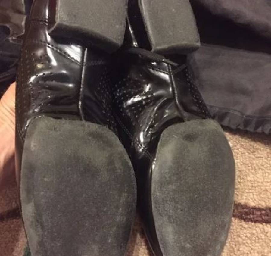 Туфлі лакові для бальних танців 5