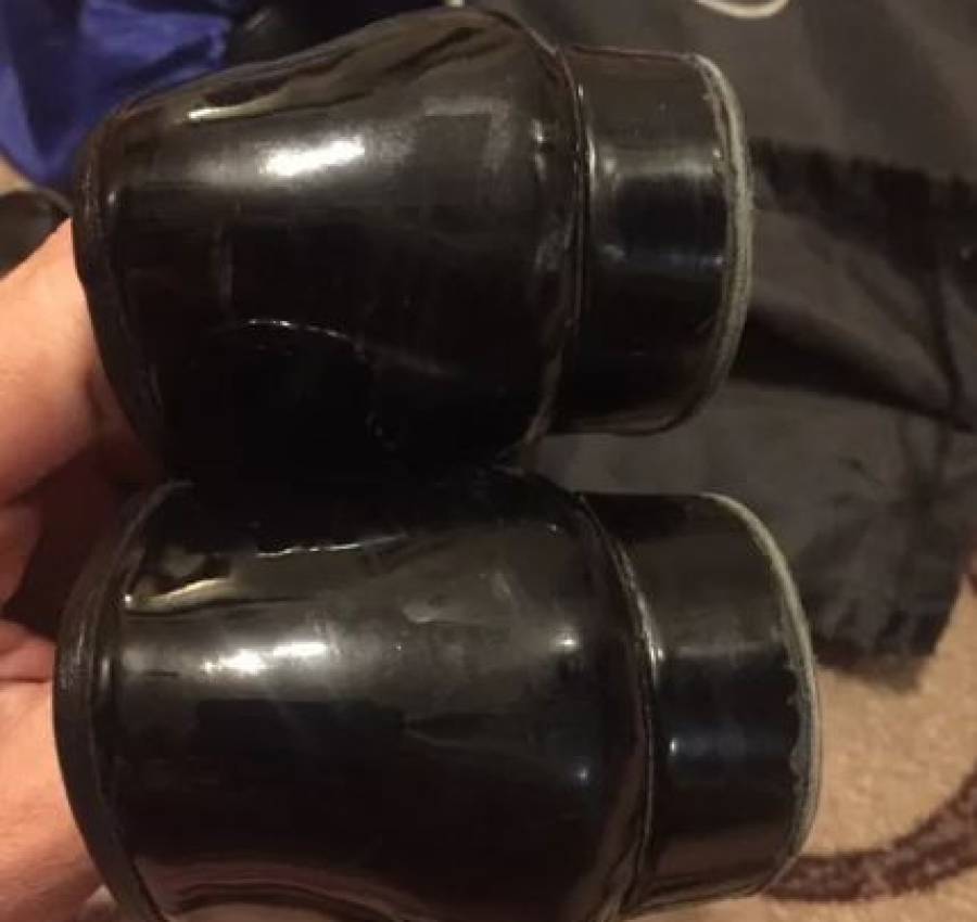 Туфлі лакові для бальних танців 6