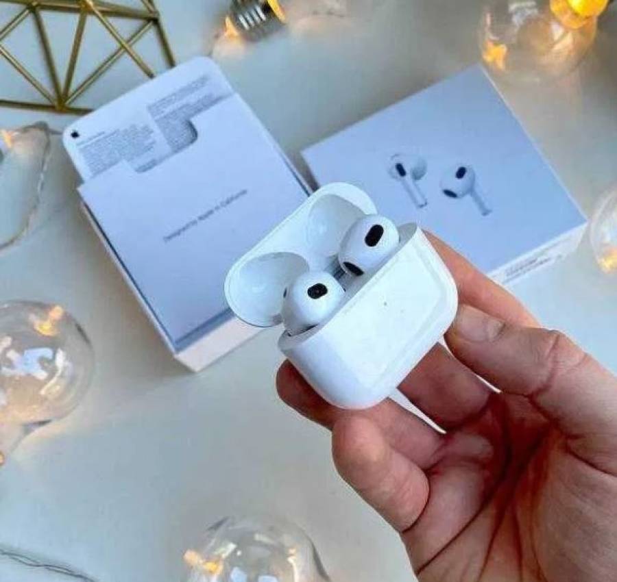 Lux Наушники Apple AirPods 3 gen White+ чехол у подарок 4