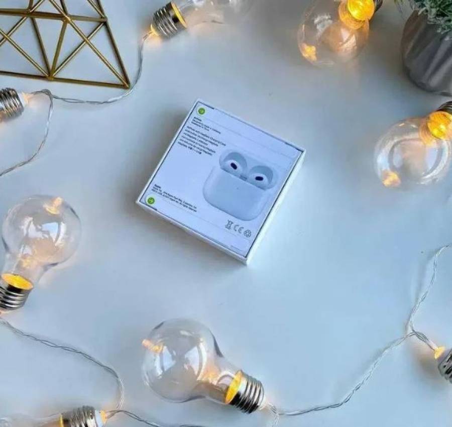 Lux Наушники Apple AirPods 3 gen White+ чехол у подарок 5