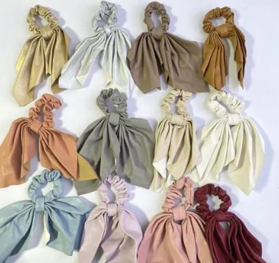 Резинка твилли, платком тканевая кожа Луи бант