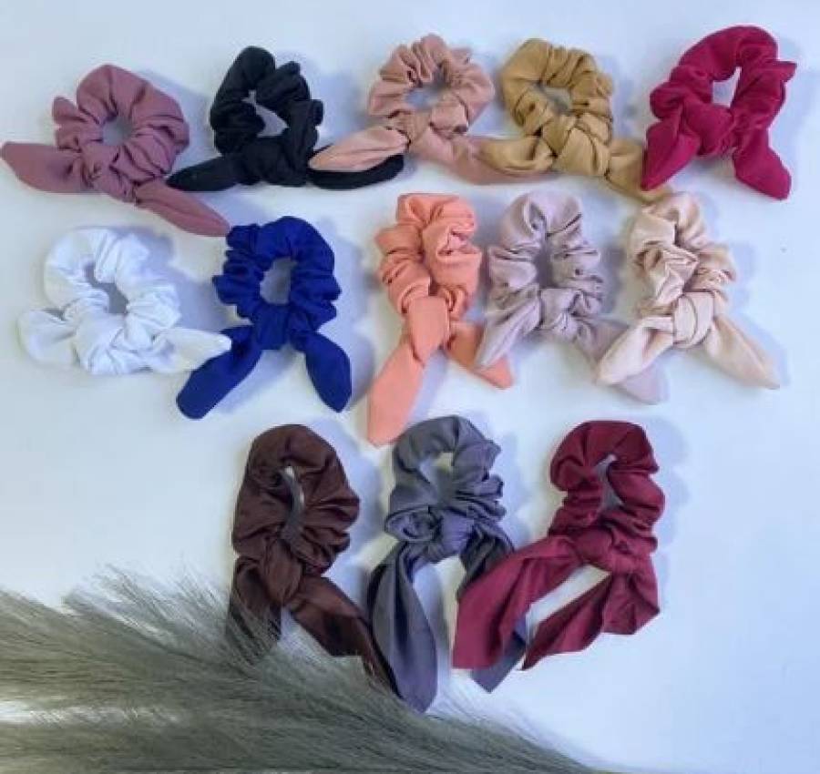 Резинка твилли, платком тканевая кожа Луи бант 3