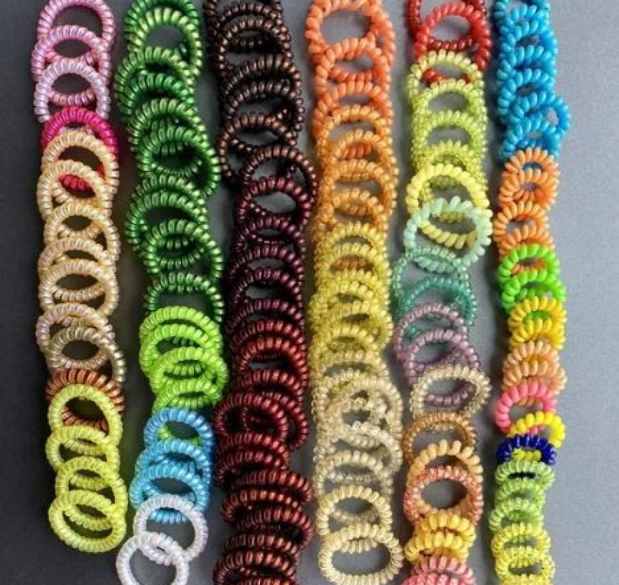 Резинка пружинка спиралька для волос