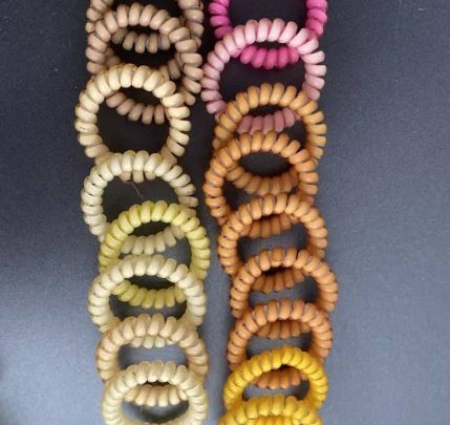 Резинка пружинка спиралька для волос 5