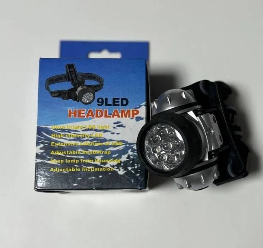 Ліхтарик налобний на батарейках