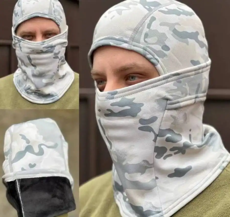 Тепла зимова балаклава на флісі