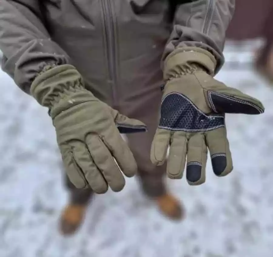 Розпродаж! Тактичні зимові перчатки рукавиці Софтшелл Soft Shell Олива