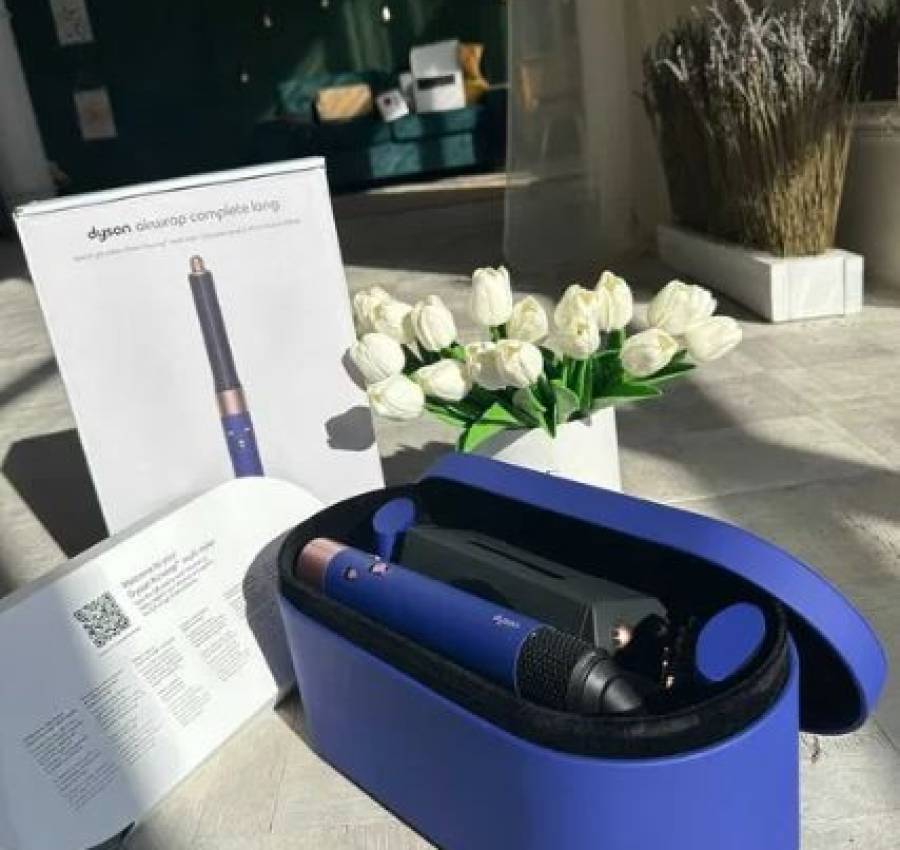 Стайлер Original Dyson Airwrap styler Complete Long Vinca BlueRose
