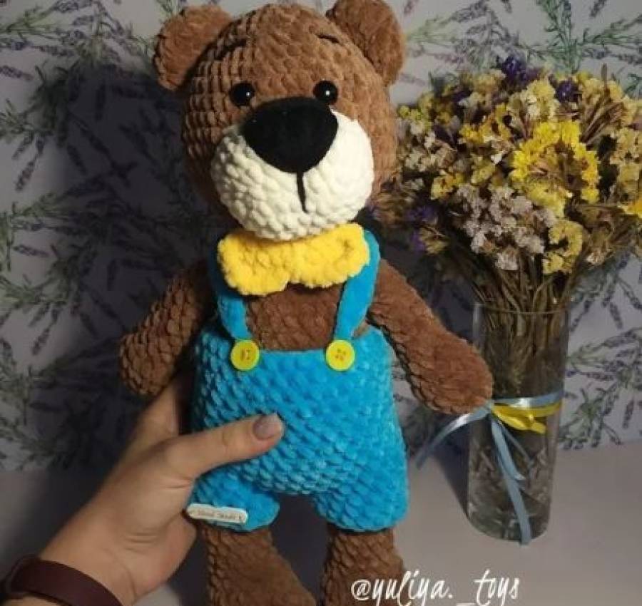 В\'язані іграшки ручної роботи. Пес Патрон та інші персонажі 4